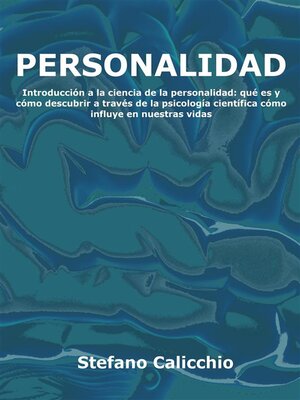 cover image of Personalidad